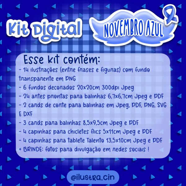 Kit Digital NOVEMBRO AZUL 2021 - Image 2