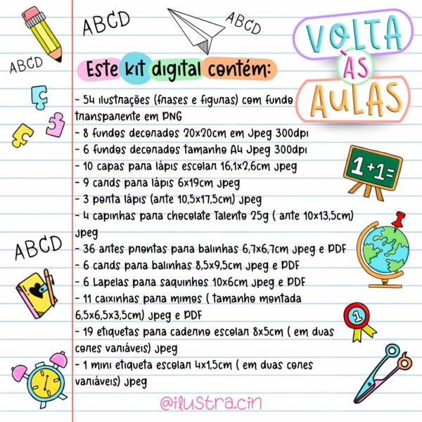 Kit Digital Volta às Aulas 2021 – Ilustra.Cin