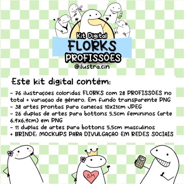 Pack Artes Caneca Bento Flork Profissão Memes Jpge V.2