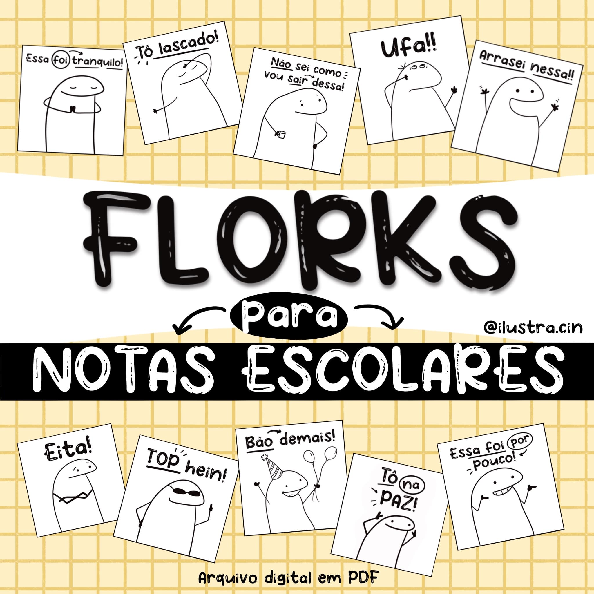 35 Flork para Notas Escolares - Correção de Provas