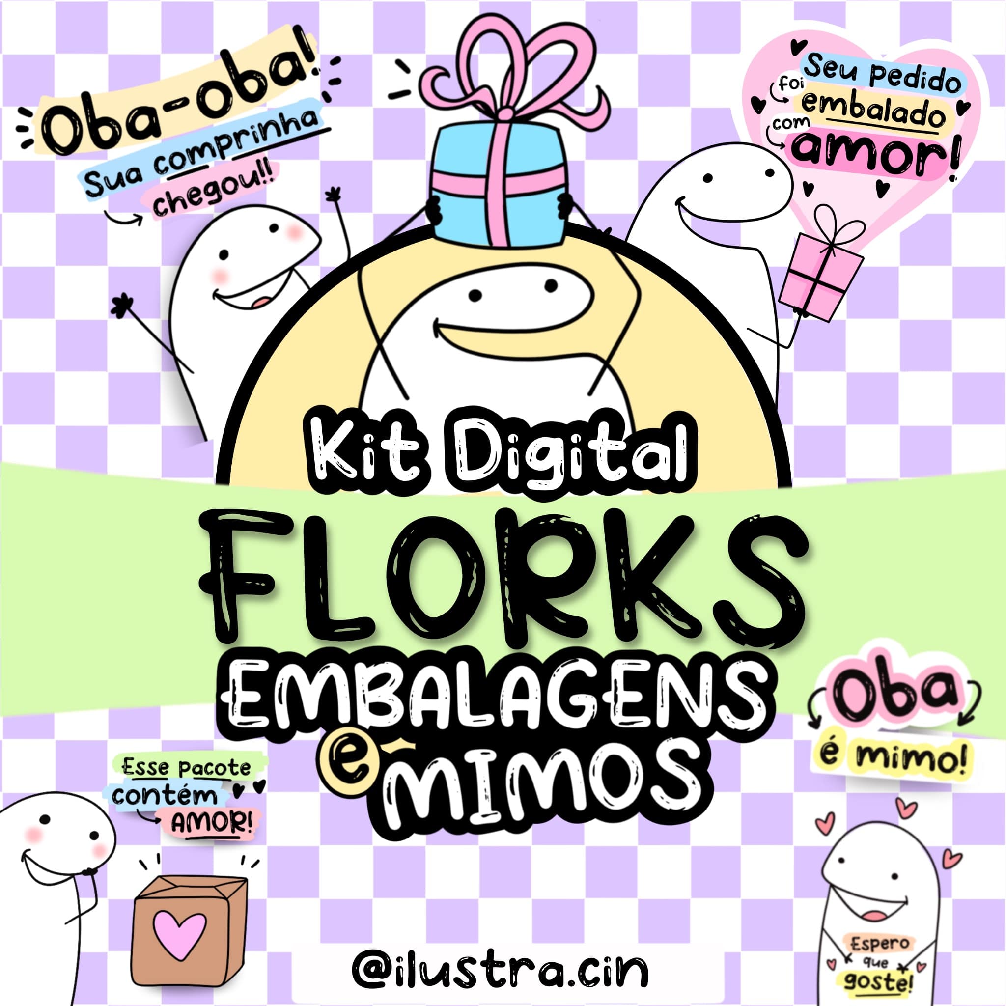 Kit Digital 44 Gatos Scrapbook Arquivo Png