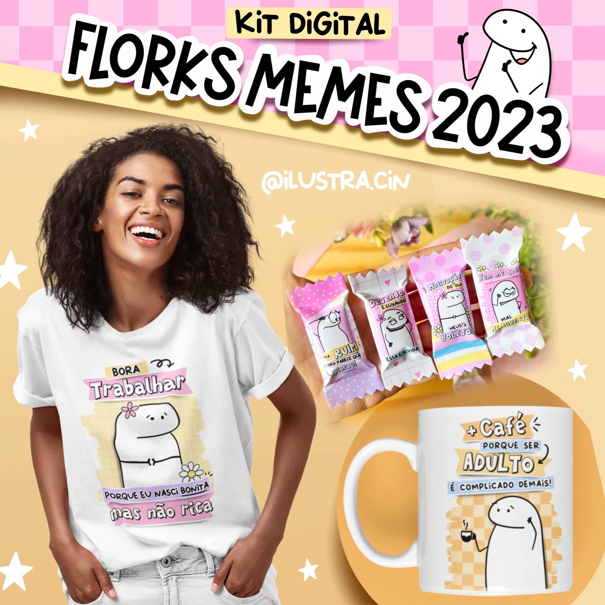 PRÉ-VENDA Kit Digital FLORKS MEMES 2023