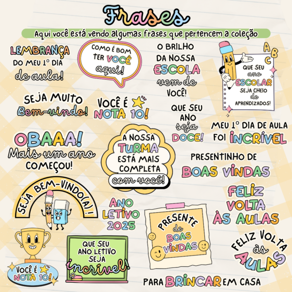 COLEÇÃO DIGITAL VOLTA ÀS AULAS 2025 - Mimos Especiais - Image 3